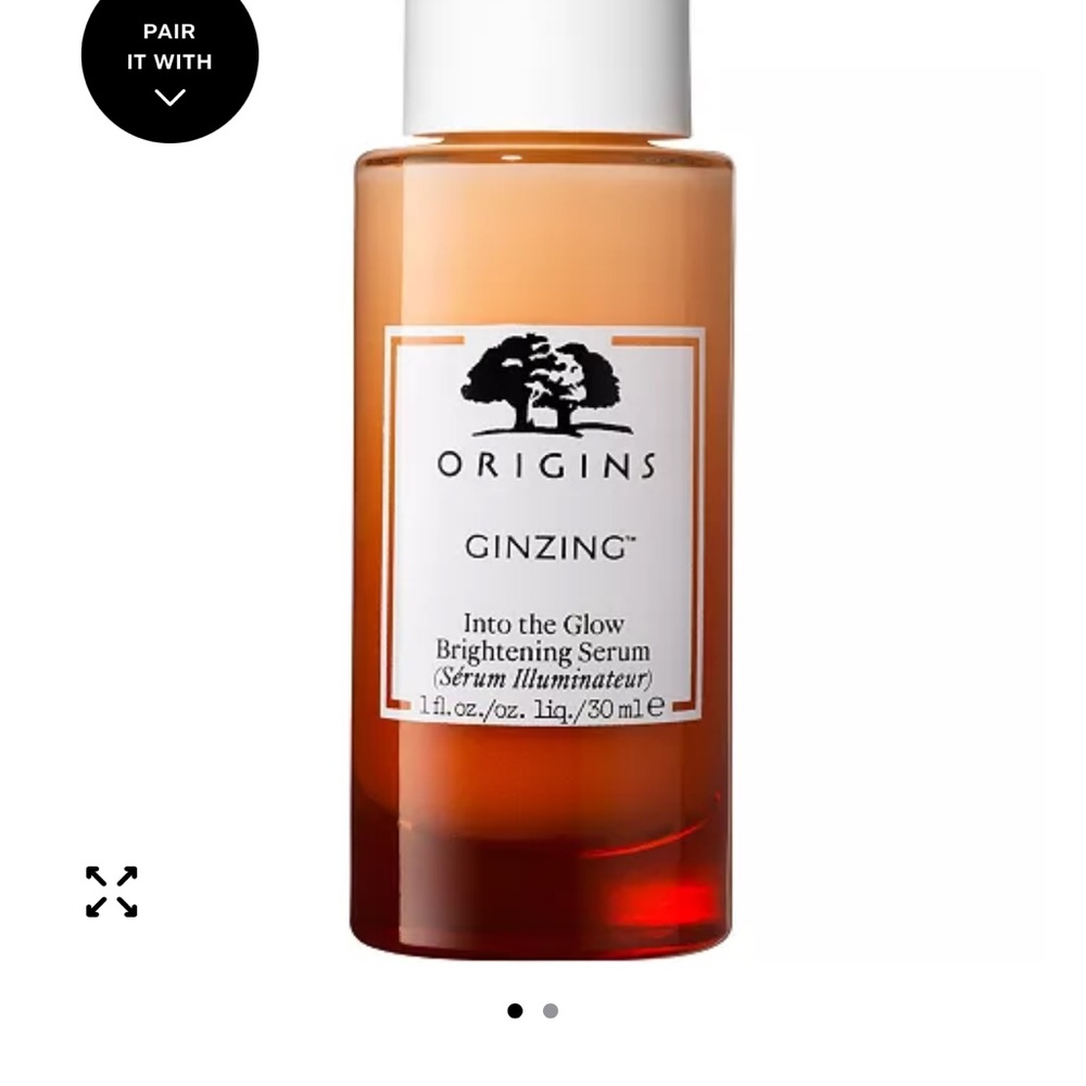 Origins GinZing Brightening Serum - Vibrant Orange